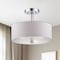 Designers Fountain 13in Cordova 3-Light Chrome Interior Incandescent Ceiling Light Semi Flush Mount 84511-CH - alternate 2